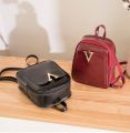 3 style use shoulder Bag, backpack+cross body+hand carry.Rich look mini back pack. 