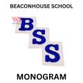 🏫 BSS Beaconhouse School Uniform Monogram Logo Badge High Quality Embroidered Easy to Apply 🎖️. 