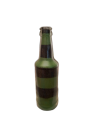 Handcrafted Multicolored Glass Bottle Sand Art - Unique Home Decor Accent. 