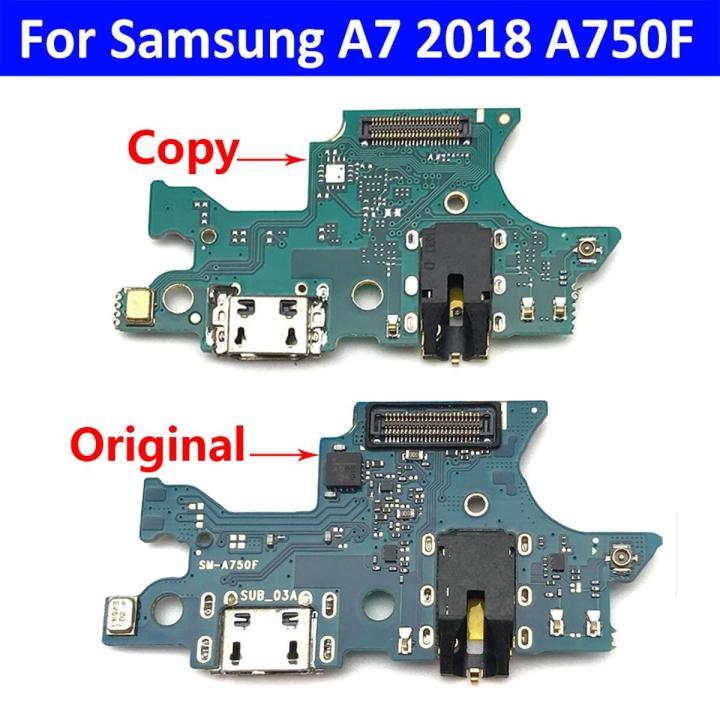 New Charging Port Connector Board Flex Cable For Samsung Galaxy A7 2018 A750 A750F / A9 2018 A920 A920F USB Charging Board