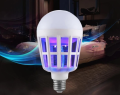 2 in 1 Mosquito Killer LED Light Bulb - Electronic Insect Bug Fly Zapper Lamp - Original Insects Killer LED Bulb - Screw Type LED Bulb Suitable for Indoor Outdoor Porch Backyard - Built In Trap Indoor Outdoor Insect Killer. 
