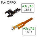 USB Charge Charging Board with Flex cable & Microphone Replacement For OPPO A3s CPH 1853 1803 A5. 