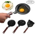 Fry Pan - Mini Egg Frying - Non Stick - 1 Pcs - 12cm Different Shape Frying Pan Cook Up Some Love Non Stick Mini Fry Pan Egg Mould. 