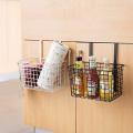 Hanging Cabinet Storage Basket, Door Organizer, Over Door Kitchen Cabinet Storage Basket Rack Holder Hanging Organizer. 