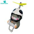 Green Home Animal Figurine Realistic Cartoon Rattle Hamster Bike Horn Decor. 
