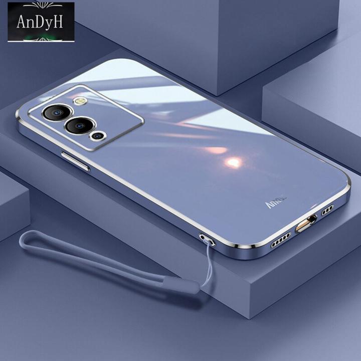 AnDyH Original Phone Case for Infinix Note 12 G96 X670 Tecno spark 10 pro 9T Note 40 Pro 40i Luxury Fashion Couples Pattern Plating Silicone Phone Cover with Free lanyard