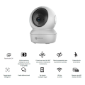 Ezviz H6c pro 5mp pan and tilt smart wifi  camera easy to use and install no wiring needed. 