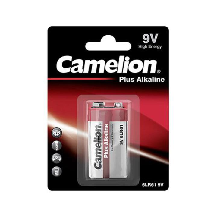 Camelion PLUS ALKALINE 9V Battery 9 V DC  6LR61, 9V