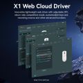 ATTACK SHARK X1 Wireless Gaming Mouse with RGB Charging Dock, PAW3395 PRO Sensor Up to 40K DPI,53g Ultra Light Tri-Mode Computer Mice,1KHz Polling Rate 5 Programmable Buttons for WIN/MAC-White. 
