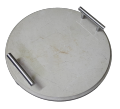 Stylish Natural Marble stone carved Tray with Handles – Marble Tray for Vanity bedroom Perfume Jewelry dining table office table bathroom counter- Round display Decorative Tray – Home décor centerpiece.(Interior decoration). 