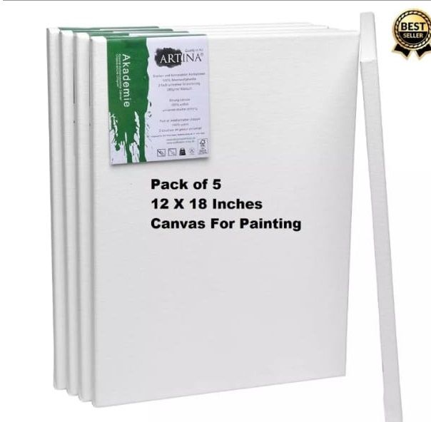 5%20Pieces%20Of%2012%20X%2018%20Inches%20Canvas%20For%20Painting%2012x18%20canvas%20-%20Image%205