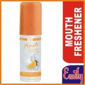 MOUTH FRESHENER MOUTH SPRAY, FRESH BREATH FRESHENER ORAL SPRAY FOR FRESH BREATH NON ALCOHOLIC HILAL, TASTY FLAVORS, SPEAR MINT, FRESH MINT, ORANGE, CINNAMON (1 PIECE) ANY ONE SPEAR MINT: THIS WILL BE ONE OF YOUR FAVORITES, STAY COOL. 