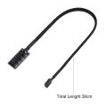 4-Pin Computer CPU/Case Fan Power Multi Splitter Connector Cable Adapter. 