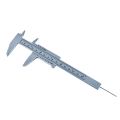 DIY Tool Scale Rulers Woodworking Metalworking Plumbing Model Making 150mm Vernier Caliper Aperture Depth Diameter Measure Tool-Blue. 