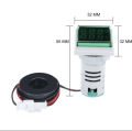 Original Mora Digital Volt and Ampere Meter Light, Square Panel Meter,  Volt Meter, Ampere Meter, Digital Volt Meter, Digital Ampere Meter, 2 in 1 Panel Meter, Digital Panel Light Ampere amp Volt Meter. 