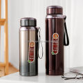 High Quality Temperature Water Bottle, Stainless Steel Thermos, Cold & Hot Water Bottle, Imported, 1000ml,Hot Cold Vacuum Flasks  for Boys Girls & Kids , School Sports & Gym, Smart Thermos Flask Water Bottle |  - Syedna Ecommerce. 
