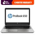 HP ProBook 650 G1 15.6" Business Ultrabook: Intel Core i5-4Th Gen  500GB  4GB DDR3  (1920x1080) FHD  DVD - Window 10 Pro - Daraz Like New Laptops. 