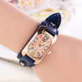 AliExpress/Ebay Fashion Vintage Style Women's Watch Brand Quartz Watch Genuine Leather Ladies Watch. 