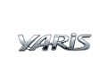 Pack of 1 Toyota yaris logo emblem Plastic Chrome Monogram. 