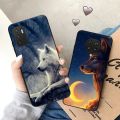 Soft Case For Redmi Note 9T 9S 11 9 8 11E 10 Pro 11s 10s 8T 11t 5G Xiaomi 12 12X Moon Wolf Howl Art Black Protection Phone Cover. 