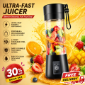 High Performance & Fast With Warranty – Juicer - 380 ml – Juicer Machine – Mini Juicer Machine – Blender – Blender Machine – Rechargeable Smoothie Maker For Travel, Gym, Office & Home – Perfect For Shakes, Juices & Smoothies Anywhere. 