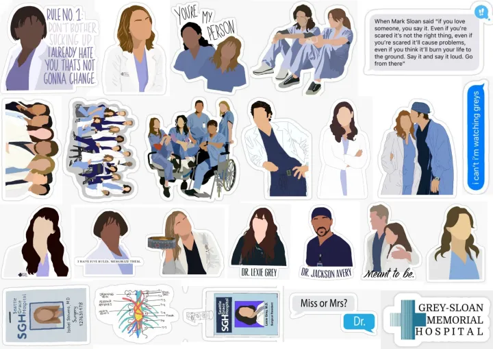 25/50pcs%20GREY'S%20ANATOMY%20sticker%20pack%20based%20on%20tv%20series%20funny%20sitcom%20cool%20cute%20aesthetic%20doctor%20medical%20medicine%20ideal%20for%20journals%20guitar%20skateboards%20laptops%20-%20Image%207