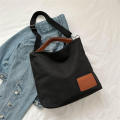 Women's Canvas Shoulder Bags Eco Reusable Foldable Shopping Bag Fashion Large Capacity Handbags Casual Bag. 