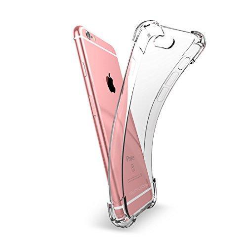Iphone 6S Antishock Drop Resistance Transparent Tpu Case Silicone Back Cover