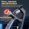 Adjustable Hand Grip 10-100Kg A-Type Automatic Counting Hand Gripper Non-Slip Hand Grip Strength Trainer Fingers Wrist Forearm Exerciser Workout Gear Home Gym Exercise Equipment Hand Gripper. 