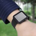 PC Carbon Fiber Frame Watch Case For Apple Watch Series 9 / 8 / 7 45mm. 