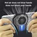 MEMO L01 Mobile Radiator Phone Cooling Fan Case Cold Wind Handle Fan for PUGB Mobile Cooler Mobile Cooling Fan Case. 