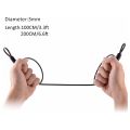 100CM/3.3Ft Long Travel Security Cable Lock,Braided Steel Coated Safety Cable Luggage Lock,Safety Cable Wire Rope. 