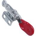 horizontal schnellspanner-2 x Toggle Clamp-Silver & Red. 