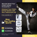 WTF approved Black Stripe Karate Gi for Kids & Adults White Karate Kit with black stripe MMA Martial Arts Uniform For Kids, Boys, Men's & Women's  Lightweight Student Karate Gi  with Belt Complete Karate Uniform 0000-9 size - ZAW TRADING. 