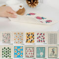 Printed Absorbent Dishcloth Cleaning Cloths Water Absorbing Rag Reusable Wet Dry Household Kitchen Rag Dishwashing Scouring Pad. 