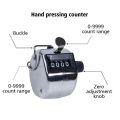 Manual Hand Tally Counter - 4 Digit Metal Tasbih - Stainless Steel Clicker - Zikr Tasbeeh Counter - Handheld Digital Tally Counter - Manual Palm Clicker   Number Count Tally Counter Number Count - Prayer Muslim Tasbeeh Tasbih Digital. 