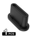 1/5/10/20Pcs Silicone Dust Protector Type C Anti Dust Plugs Charging Port Cover For iPhone 15 Pro Samsung Xiaomi - Waterproof Dustproof. 