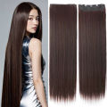 New 5 clips Long straight hair extension for girls and women's. 