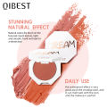 BataBata QIBEST 6 Color Blush Makeup Palette Red Rouge Lasting Natural Cream Cheek Contour Blusher Korean Comsmetic Cheek Tint Face Blush. 