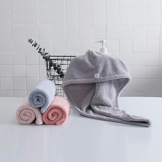 Quick%20Dry%20Hair%20Towel%20Wrap%20for%20Women%20&%20Girls%20%E2%80%93%20Super%20Absorbent%20Microfiber%20Bath%20Cap,%20Fast%20Drying%20Head%20Wrap%20Towel%20for%20Shower,%20Spa%20&%20Home%20Use,%20Soft%20Lightweight%20Hair%20Drying%20Hat%20PROMISE%20TO%20SELL%20-%20Image%202
