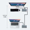 4K 120M HDMI KVM Extender Transmitter Receiver Over Cat5/5e/Cat6 Rj45 Ethernet Cable Support USB Mouse Keyboard Touch Screen. 