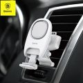BASEUS Xiaochun Magnetic Car Phone Holder for All Mobile Phones - WHITE. 