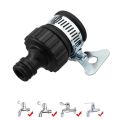 Durable Universal Water Faucet Adapter Plastic Hose Fitting Quick Connect Fitting Tap for Car Washing Garden Irrigation. 