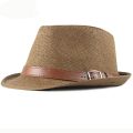 Summer Hats for Men Beach Hat Vintage Brim Straw Sun Hats with Belt Korea Style Male Fedoras Panama Hat Breathable Straw Caps. 