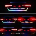Car Rear Trunk Tail LED Strip Lighting Light back light Dynamic Streamer Warning Light Brake Turn Signal/Reverse For Honda Civic, City, Toyota GLI, Yaris, Wagon R, Alto VXR, Mehran and all Cars Jeep Buses Vans Parrado. 