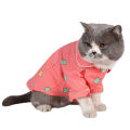 Green Home Cat Costume Cute Thin T-shirt Dog Two-legged Pet Clothing. 