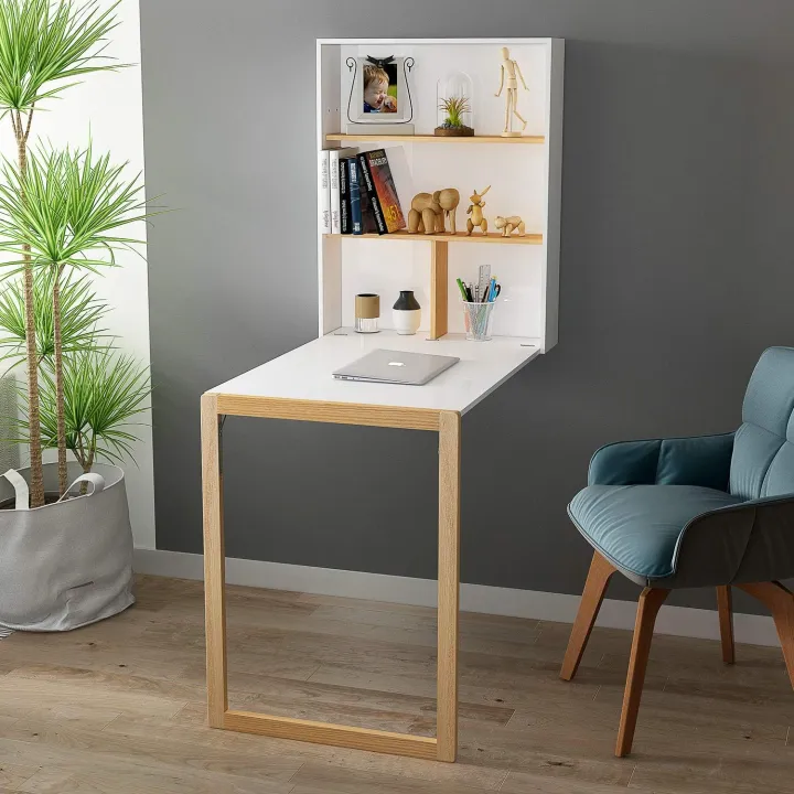 Foldable%20desk,%20Folding%20Shelf,%20Wall%20Mounted%20Rack,%20Space%20Saving%20Study%20Table,%20Storage%20Wooden%20Shelf%20-%20Image%202