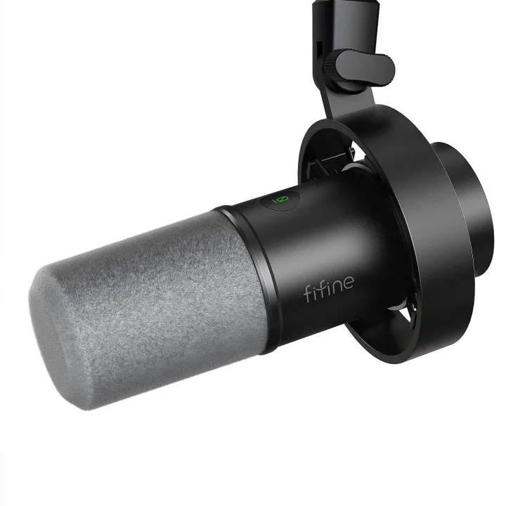 fifine-k688-podcast-microphone-kit-usb-xlr-dynamic-mic-with-boom-arm