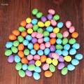75 Pieces Mini Easter Eggs Faux for Bird Nest Decor Photo Props. 