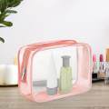 Waterproof Toiletry Bag Travel PVC Storage Bag for Storage Blush p Brushes Eye Shadows and Other Small Items Clear. 